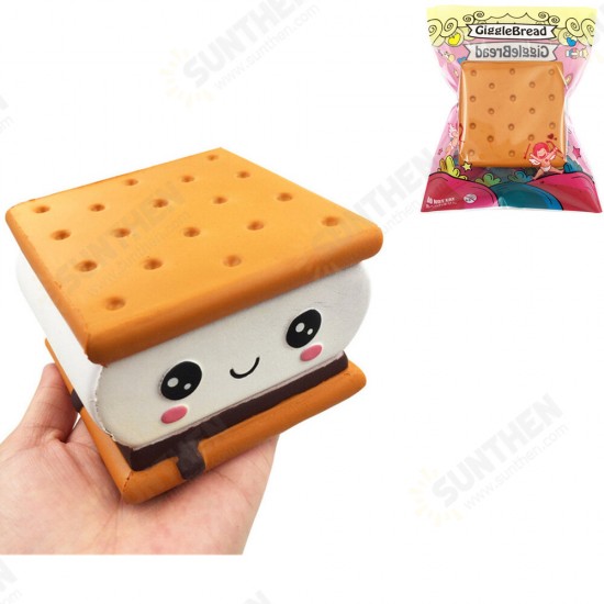 S'more Chocolate Biscuit Squishy 9.5*9*6CM Licensed Slow Rising With Packaging Collection Gift