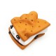 S'more Chocolate Biscuit Squishy 9.5*9*6CM Licensed Slow Rising With Packaging Collection Gift