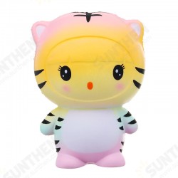 Tiger Squishy 12*9.5*7.5cm Slow Rising With Packaging Collection Gift Soft Toy Tiger Squishy 12*9.5*7.5cm Slow Rising With Packaging Collection Gift Soft Toy