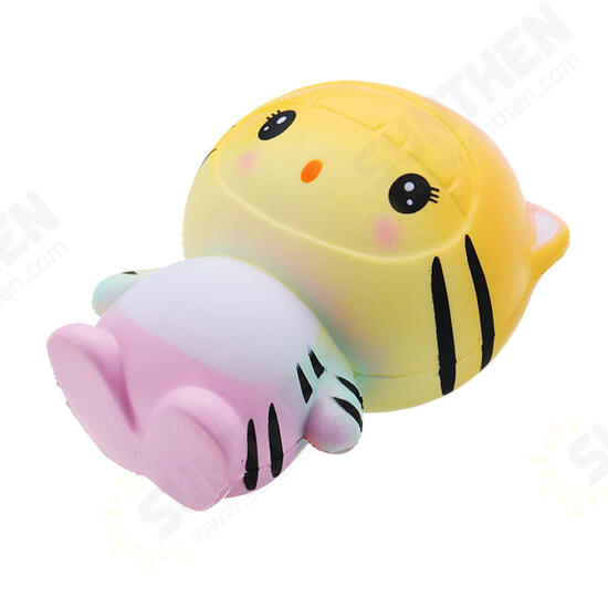 Tiger Squishy 12*9.5*7.5cm Slow Rising With Packaging Collection Gift Soft Toy