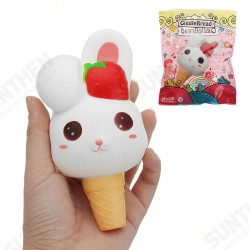 Rabbit Ice Cream Squishy 13.5*6.5*6CM Slow Rising With Packaging Collection Gift Rabbit Ice Cream Squishy 13.5*6.5*6CM Slow Rising With Packaging Collection Gift