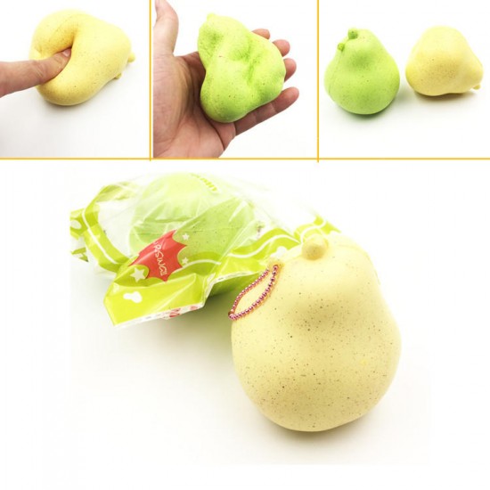 GigglesBread Squishy Pear 8.5cm Slow Rising Original Packaging Fruit Squishy Collection Gift Decor