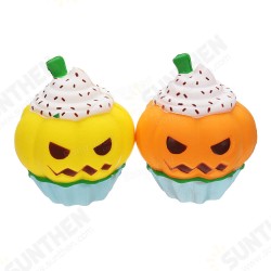Halloween Pumpkin Ice Cream Squishy 13*10CM Slow Rising Soft Toy Gift Collection With Packaging Halloween Pumpkin Ice Cream Squishy 13*10CM Slow Rising Soft Toy Gift Collection With Packaging