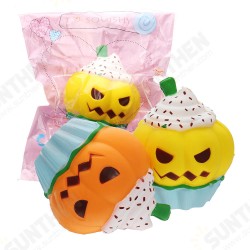 Halloween Pumpkin Ice Cream Squishy 13*10CM Slow Rising Soft Toy Gift Collection With Packaging Halloween Pumpkin Ice Cream Squishy 13*10CM Slow Rising Soft Toy Gift Collection With Packaging