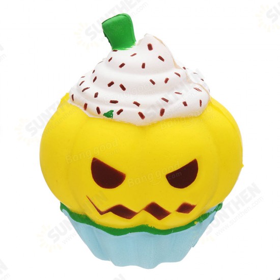 Halloween Pumpkin Ice Cream Squishy 13*10CM Slow Rising Soft Toy Gift Collection With Packaging Halloween Pumpkin Ice Cream Squishy 13*10CM Slow Rising Soft Toy Gift Collection With Packaging