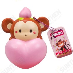 Squishy Monkey Peach Soft Slow Rising Toy With Original Packing Squishy Monkey Peach Soft Slow Rising Toy With Original Packing