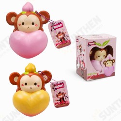Squishy Monkey Peach Soft Slow Rising Toy With Original Packing Squishy Monkey Peach Soft Slow Rising Toy With Original Packing