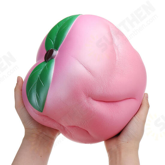 Huge Peach Squishy Jumbo 25*23CM Fruit Slow Rising Soft Toy Gift Collection With Packaging Giant Toy Huge Peach Squishy Jumbo 25*23CM Fruit Slow Rising Soft Toy Gift Collection With Packaging Giant Toy
