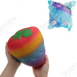 Huge Squishy Strawberry 19.5cm Kawaii Cute Soft Giant Solw Rising Toy With Packing Huge Squishy Strawberry 19.5cm Kawaii Cute Soft Giant Solw Rising Toy With Packing