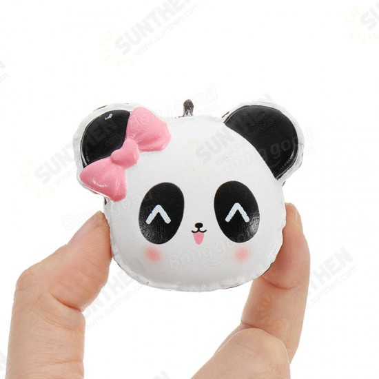 I Am Squishy Panda Face Head Squishy 14.5cm Slow Rising With Packaging Collection Gift Soft Toy