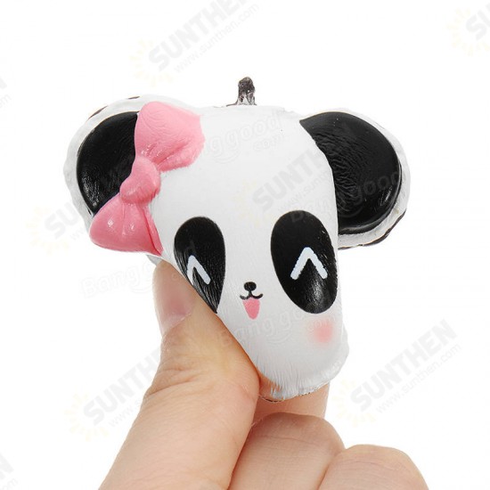 I Am Squishy Panda Face Head Squishy 14.5cm Slow Rising With Packaging Collection Gift Soft Toy