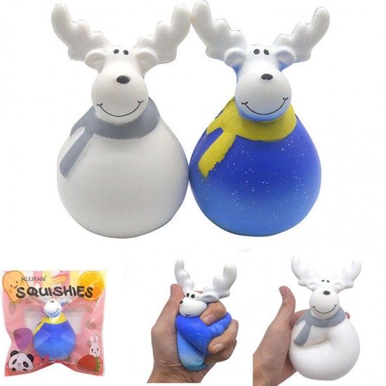 Elk Galaxy Squishy 13*8.5*8CM Licensed Slow Rising With Packaging Soft Toy