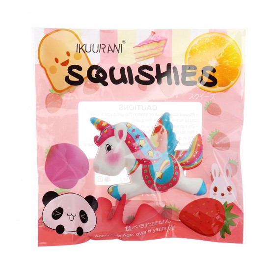 Unicorn Squishy 10.5*8CM Cute Slow Rising Toy Decor Gift With Original Packing