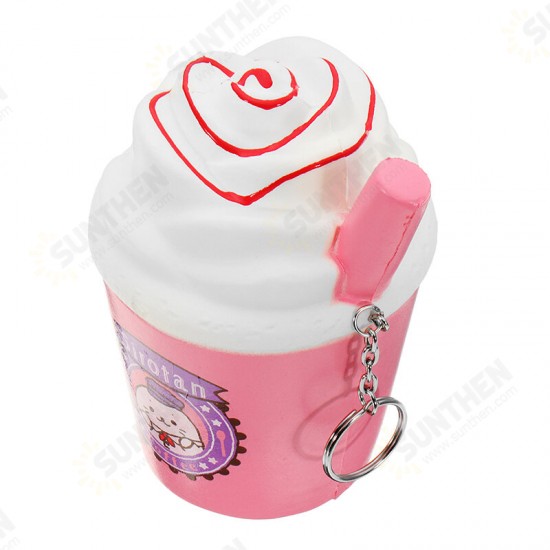 Ice Cream Tea Cup Squishy kawaii Squeeze Toy 10cm Sweet Slow Rising For Girls