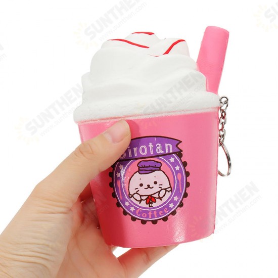 Ice Cream Tea Cup Squishy kawaii Squeeze Toy 10cm Sweet Slow Rising For Girls