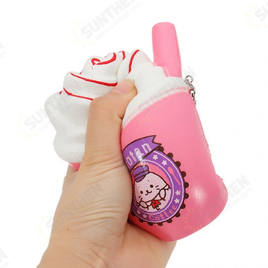 Ice Cream Tea Cup Squishy kawaii Squeeze Toy 10cm Sweet Slow Rising For Girls