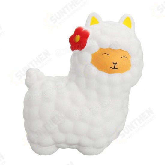 Jumbo Sheep 17cm Squishy Alpaca Super Slow Rising Cream Scented Fun Toys