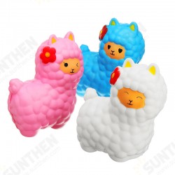 Jumbo Sheep 17cm Squishy Alpaca Super Slow Rising Cream Scented Fun Toys Jumbo Sheep 17cm Squishy Alpaca Super Slow Rising Cream Scented Fun Toys