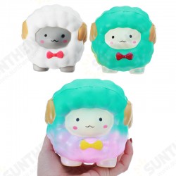 Jumbo Squishy Bow Big Sheep Alpaca Soft Slow Rising Stretchy Squeeze Kid Toys Relieve Stress Gift Jumbo Squishy Bow Big Sheep Alpaca Soft Slow Rising Stretchy Squeeze Kid Toys Relieve Stress Gift