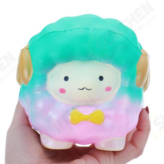 Jumbo Squishy Bow Big Sheep Alpaca Soft Slow Rising Stretchy Squeeze Kid Toys Relieve Stress Gift