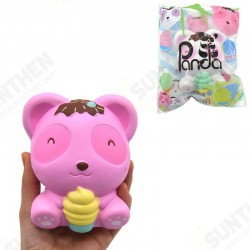Panda Squishy Bear Ice Cream 11.5cm Licensed Slow Rising With Packaging Collection Gift Soft Toy Panda Squishy Bear Ice Cream 11.5cm Licensed Slow Rising With Packaging Collection Gift Soft Toy