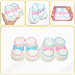 Squishy Jumbo Christmas Snow Boots 16cm Licensed Slow Rising Original Packaging Collection Gift Toy
