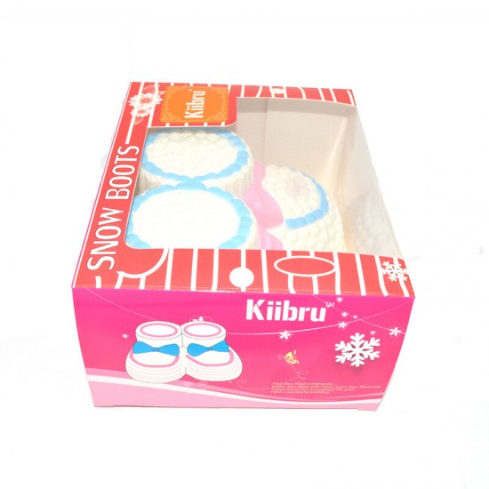 Squishy Jumbo Christmas Snow Boots 16cm Licensed Slow Rising Original Packaging Collection Gift Toy