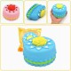 Squishy Jumbo Rose Cake Licensed Slow Rising Original Packaging Collection Gift Decor Toy