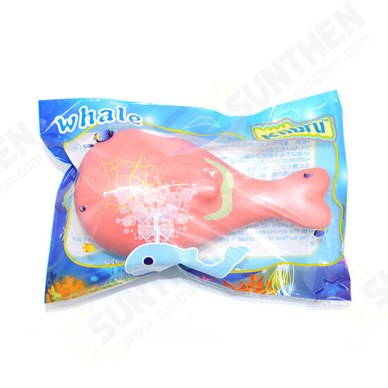 Squishy Whale Licensed Slow Rising Original Packaging Animals Soft Collection Gift Decor Toy