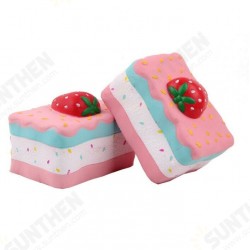 Strawberry Mousse Cake Squishy 10*8*8.5CM Licensed Slow Rising With Packaging Collection Gift Strawberry Mousse Cake Squishy 10*8*8.5CM Licensed Slow Rising With Packaging Collection Gift