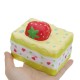 Strawberry Mousse Cake Squishy 10*8*8.5CM Licensed Slow Rising With Packaging Collection Gift