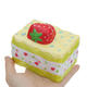 Strawberry Mousse Cake Squishy 10*8*8.5CM Licensed Slow Rising With Packaging Collection Gift