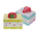 Strawberry Mousse Cake Squishy 10*8*8.5CM Licensed Slow Rising With Packaging Collection Gift