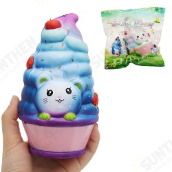 Cat Ice Cream Squishy 12CM Slow Rising With Packaging Collection Gift Soft Toy Cat Ice Cream Squishy 12CM Slow Rising With Packaging Collection Gift Soft Toy