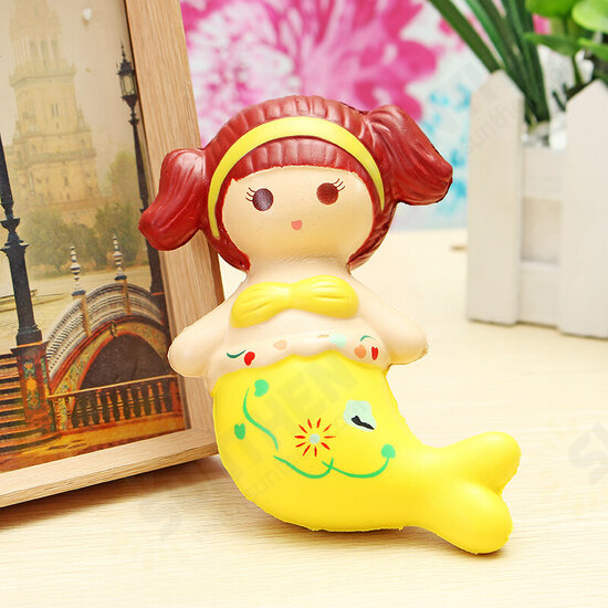 Squishy Mermaid Slow Rising Original Packaging Soft Collection Gift Decor Toy Squishy Mermaid Slow Rising Original Packaging Soft Collection Gift Decor Toy