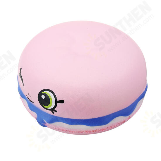 Squishy Burger Bread Soft Slow Rising Bun Kawaii Cartoon Toy Squeeze
