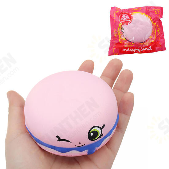 Squishy Burger Bread Soft Slow Rising Bun Kawaii Cartoon Toy Squeeze