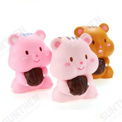 Squishy Squirrel Holding Filbert 10cm Slow Rising With Packaging Collection Gift Decor Soft Toy Squishy Squirrel Holding Filbert 10cm Slow Rising With Packaging Collection Gift Decor Soft Toy
