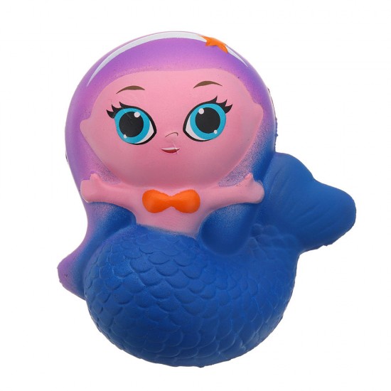 Mermaid Squishy 10*9.5*6CM Slow Rising With Packaging Collection Gift Soft Toy