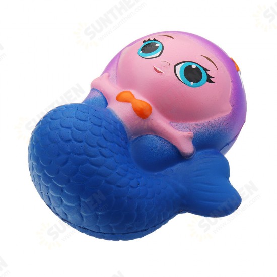 Mermaid Squishy 10*9.5*6CM Slow Rising With Packaging Collection Gift Soft Toy