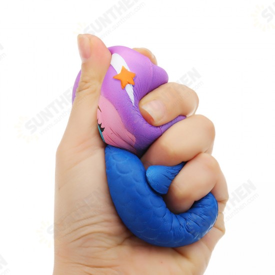 Mermaid Squishy 10*9.5*6CM Slow Rising With Packaging Collection Gift Soft Toy Mermaid Squishy 10*9.5*6CM Slow Rising With Packaging Collection Gift Soft Toy