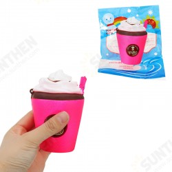 Milk Tea Ice Cream Cup Squishy 11CM Slow Rising With Packaging Coffee Cappuccino Collection Gift Milk Tea Ice Cream Cup Squishy 11CM Slow Rising With Packaging Coffee Cappuccino Collection Gift