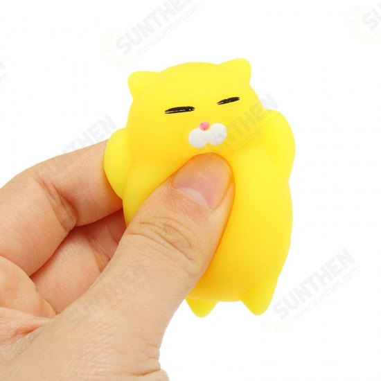 Kitten Cat Squishy Squeeze Cute Healing Toy Kawaii Collection Stress Reliever Gift Decor