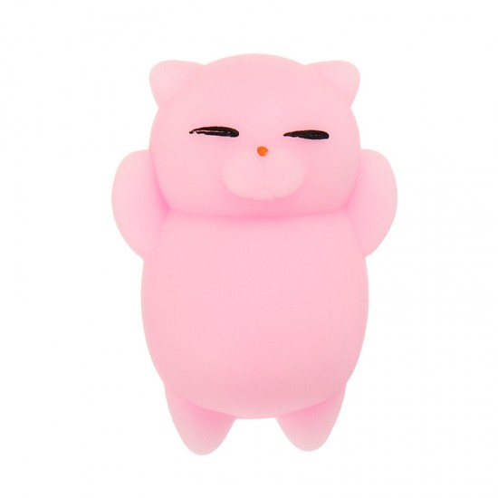 Kitten Cat Squishy Squeeze Cute Healing Toy Kawaii Collection Stress Reliever Gift Decor