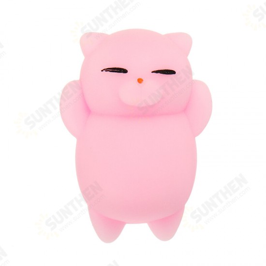 Kitten Cat Squishy Squeeze Cute Healing Toy Kawaii Collection Stress Reliever Gift Decor