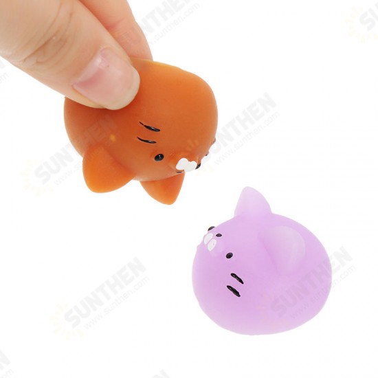 Fortune Cat Kitten Squishy Squeeze Cute Healing Toy Kawaii Collection Stress Reliever