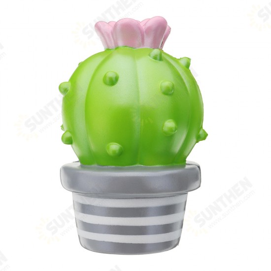 Cactus Flower Pot Squishy 18cm Slow Rising With Packaging Collection Gift Soft Toy