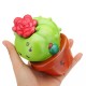 Cactus Flower Pot Squishy 18cm Slow Rising With Packaging Collection Gift Soft Toy