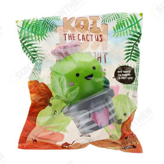 Cactus Flower Pot Squishy 18cm Slow Rising With Packaging Collection Gift Soft Toy