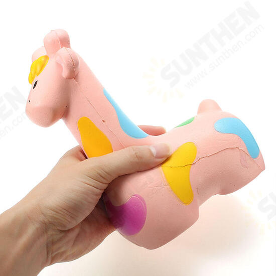 NO NO Squishy Giraffe Jumbo 20cm Slow Rising With Packaging Collection Gift Decor Soft Squeeze Toy